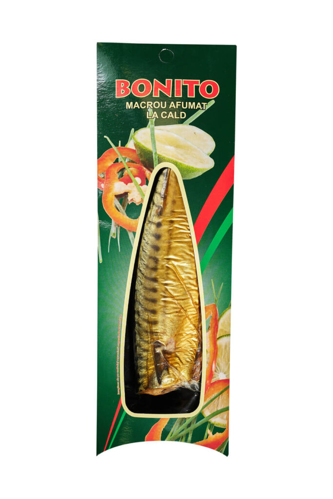 Macrou afumat la cald